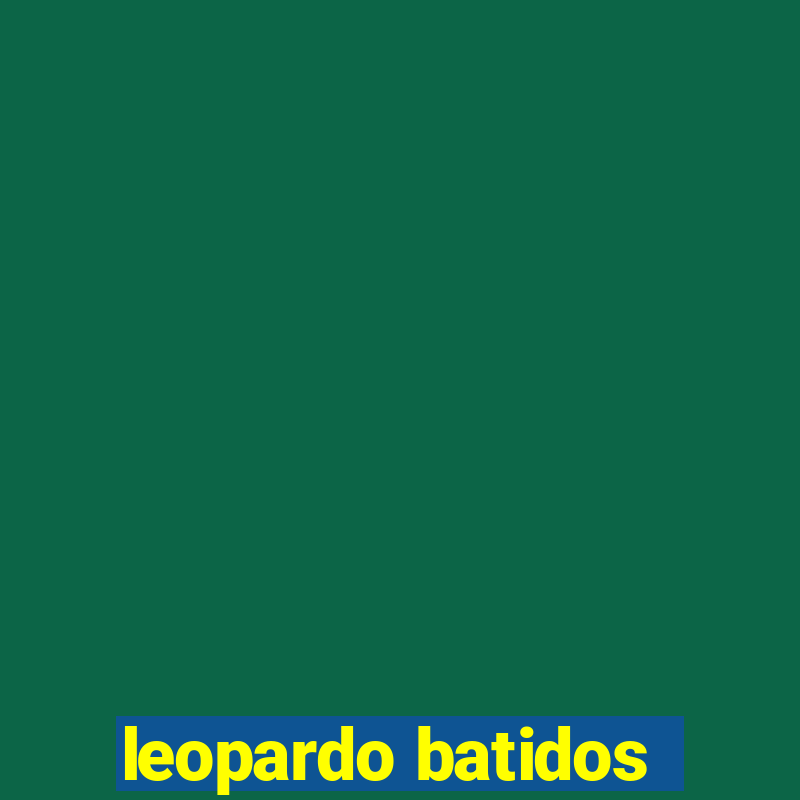 leopardo batidos